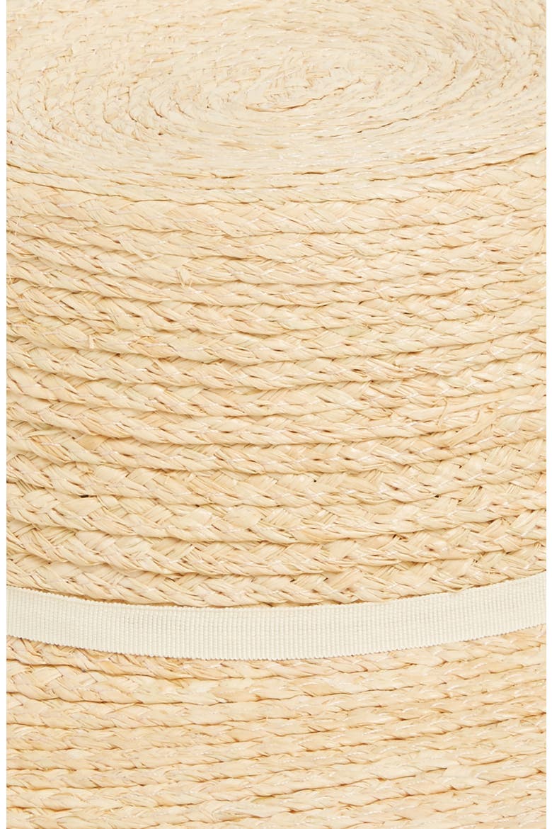 Straw Boater Hat, Alternate, color, NATURAL