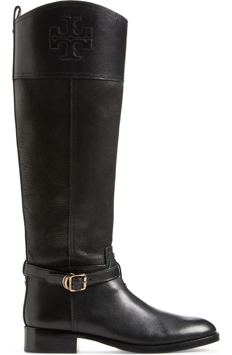 Tory Burch 'Simone' Riding Boot, Alternate, color,