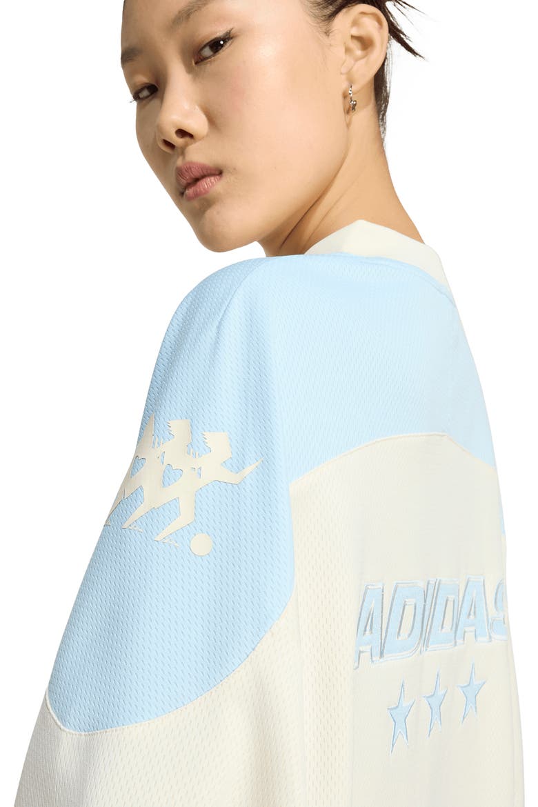 Hockey Jersey Dress, Alternate, color, ICE BLUE