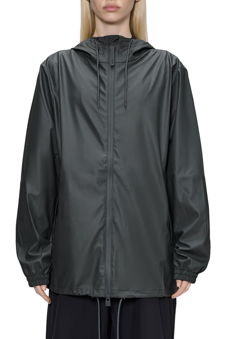Storm Breaker Waterproof Rain Jacket, Main, color, DARK GREY