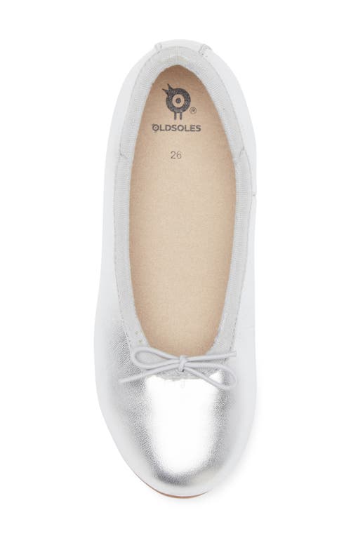 Old Soles Kids' Brule Flat In Silver