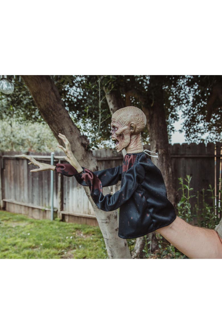 Horror Reachers Zombie 13-Inch Boxing Puppet Toy | Toynk Exclusive, Alternate, color, Black