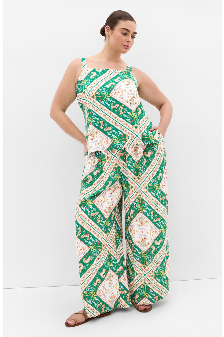 Jayla Print Pants, Alternate, color, PRAIRIE SCARF
