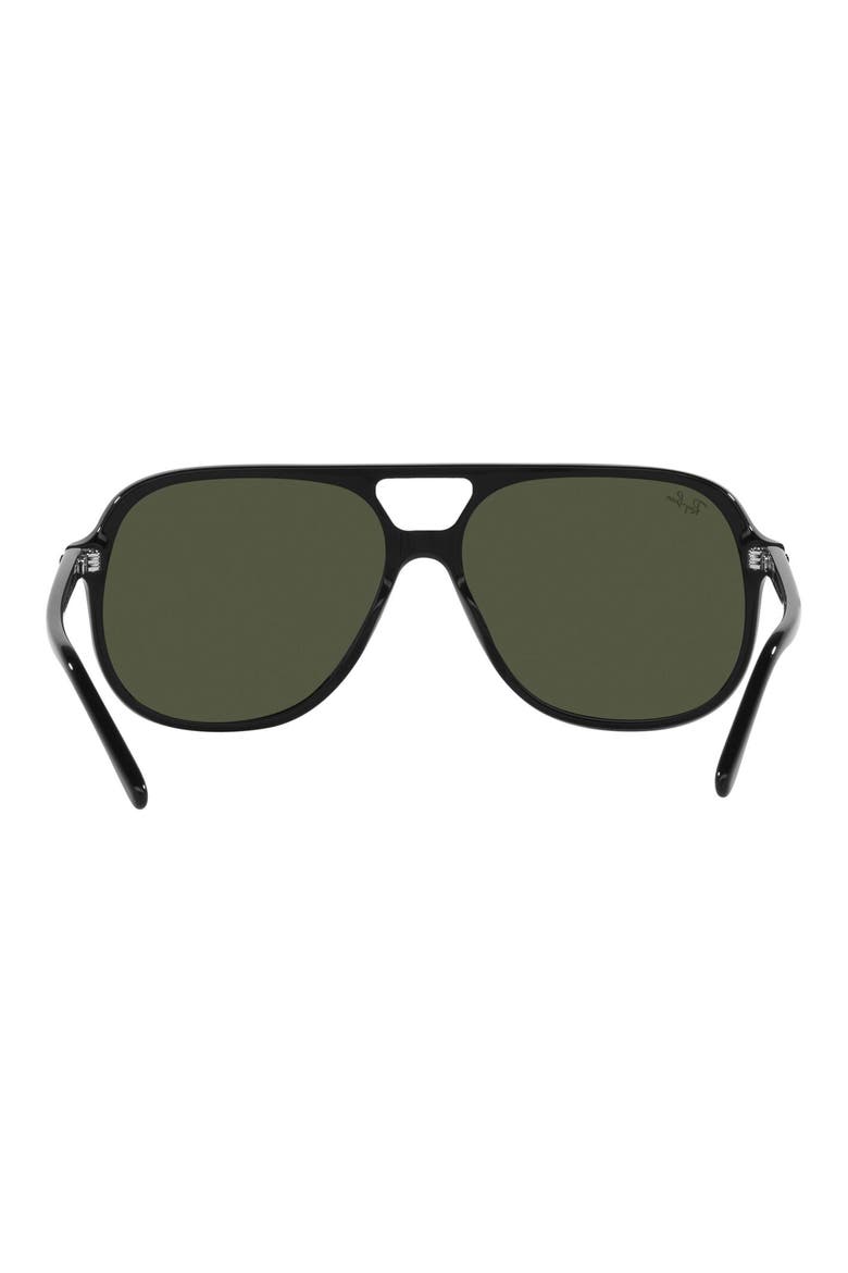 Bill 60mm Square Sunglasses, Alternate, color, BLACK/ GREEN