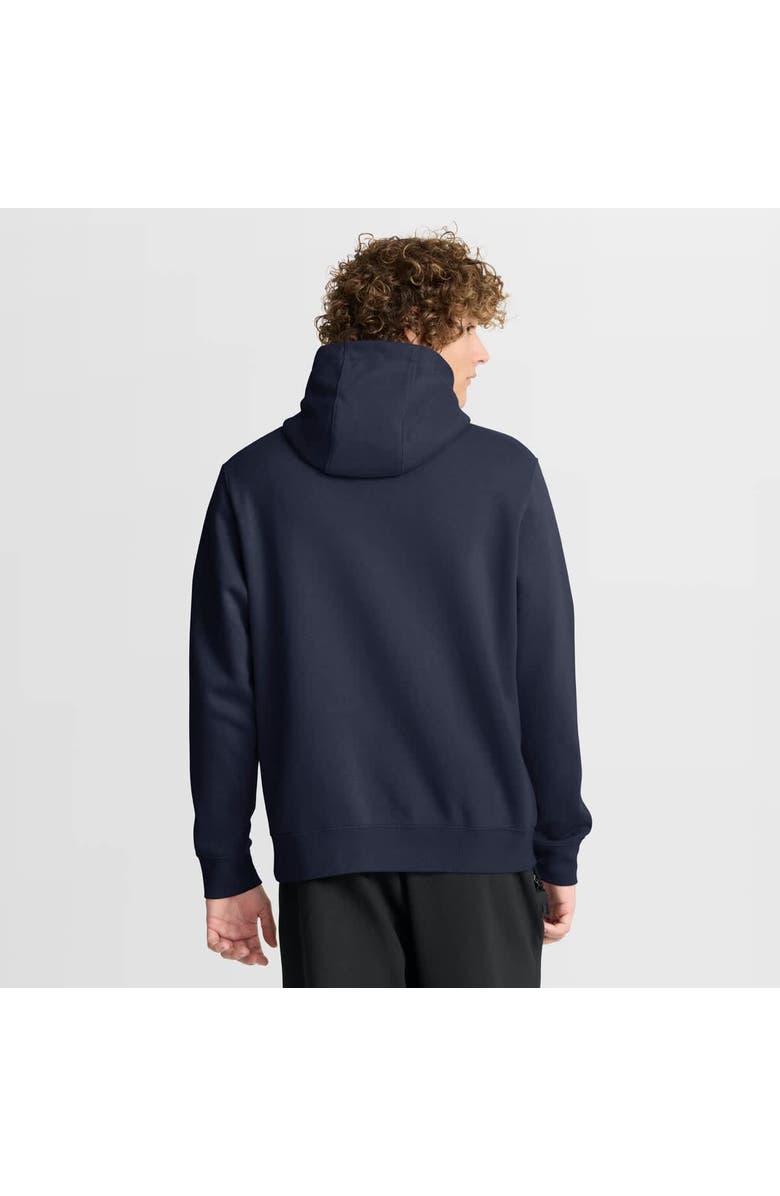 Nike Men
s Nike Navy West Virginia Mountaineers Club Fleece Arch Pullover Hoodie, Alternate, color, Navy