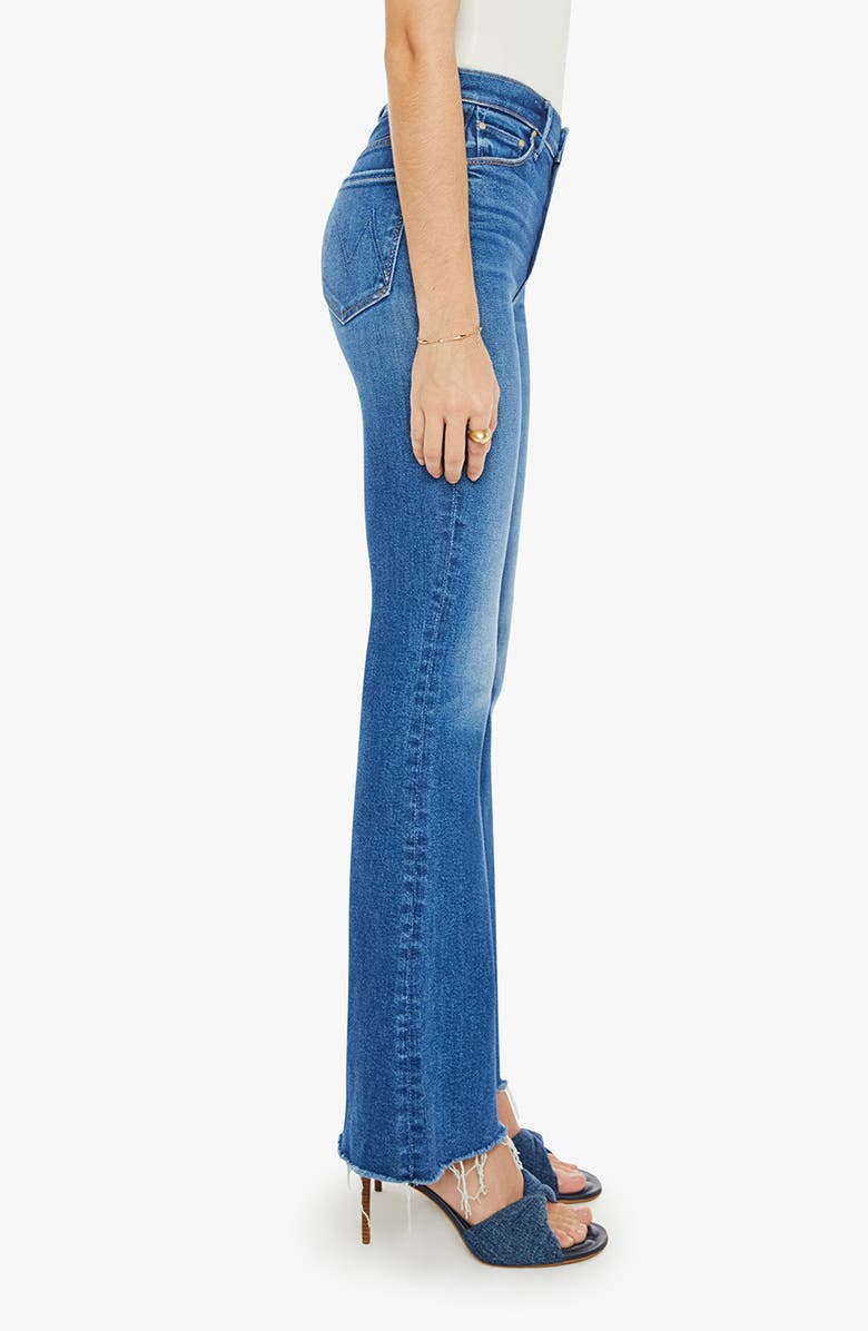 MOTHER The Weekend Fray Hem Bootcut Jeans, Alternate, color, 
