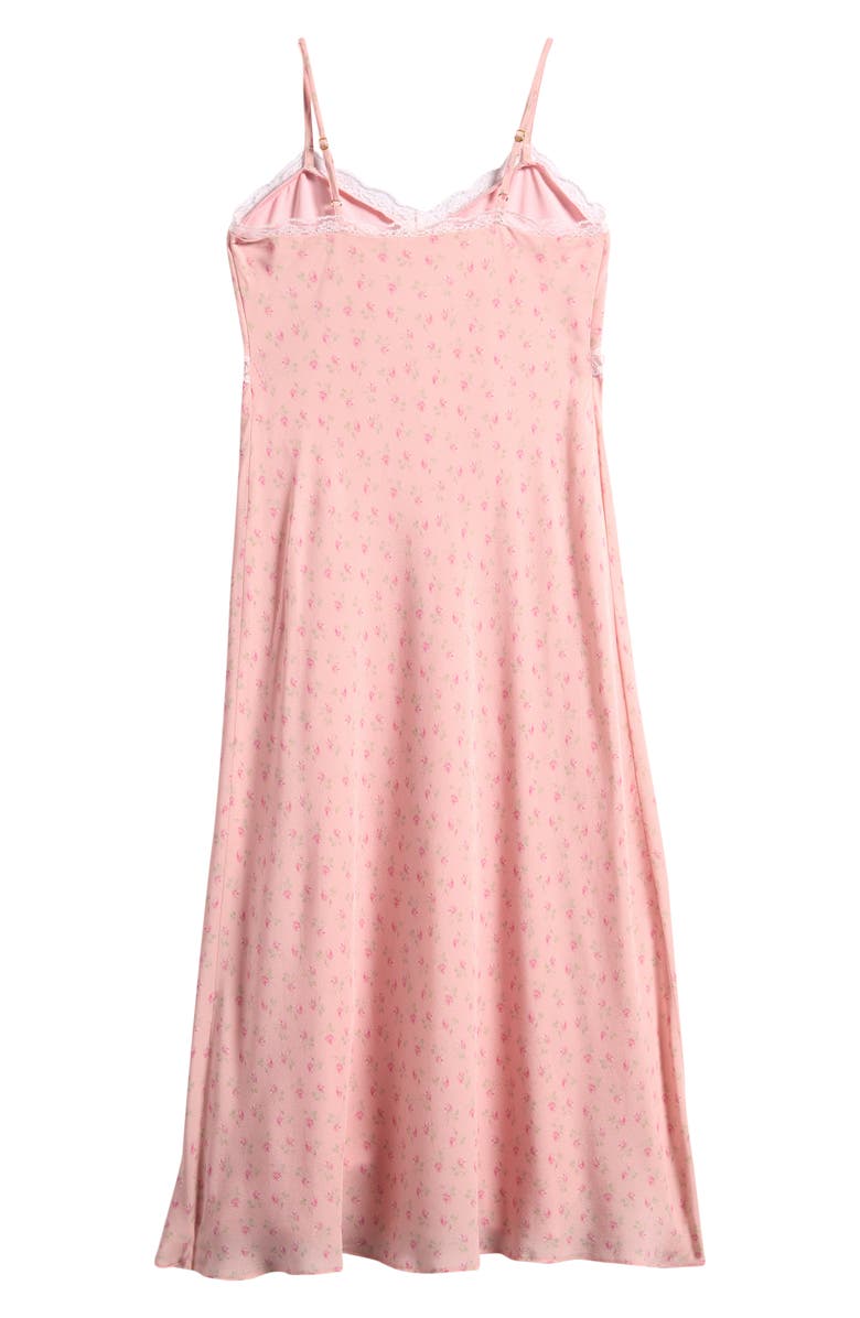 LoveShackFancy Kids' Esmaril Midi Dress, Alternate, color, Calico Peach