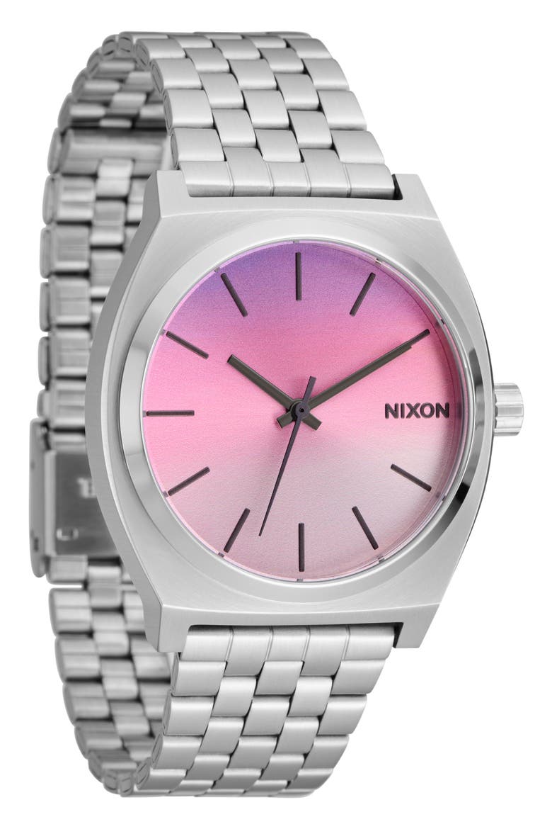 The Time Teller Bracelet Watch, 37mm, Alternate, color, SILVER/ DAWN
