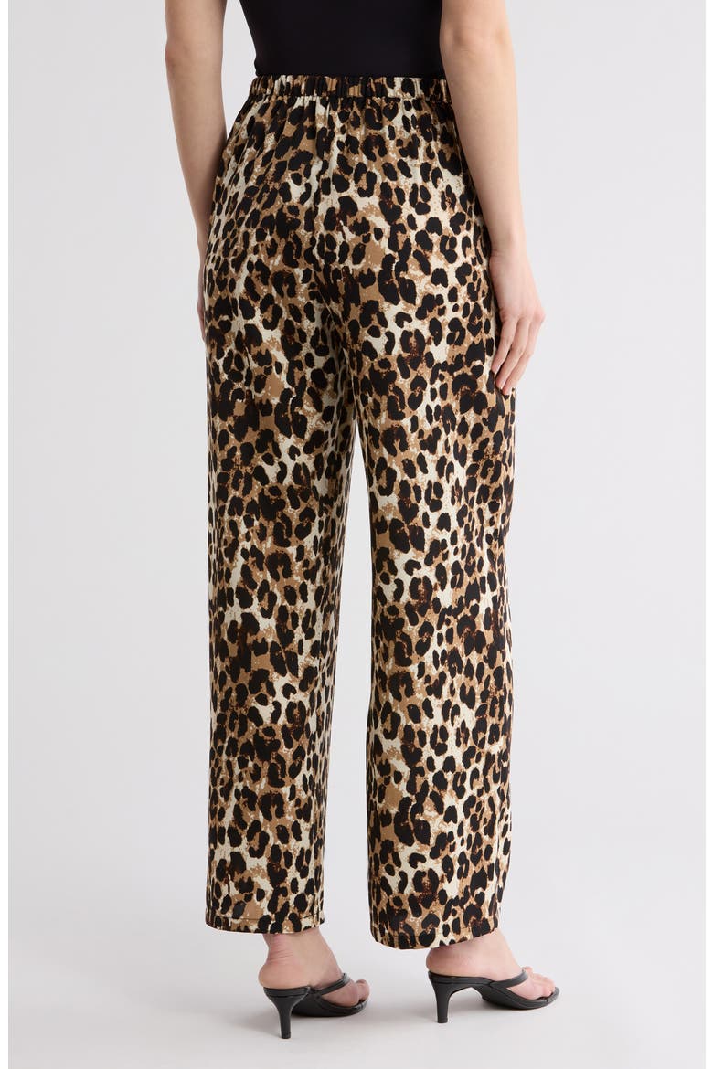 Drawstring Wide Leg Pants, Alternate, color, GREY MULTI
