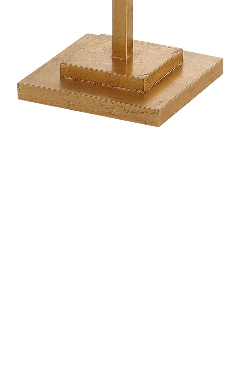 JONATHAN Y Windsor 61.5" Resin/Metal LED Floor Lamp, Gold Leaf, Alternate, color, Gold Leaf