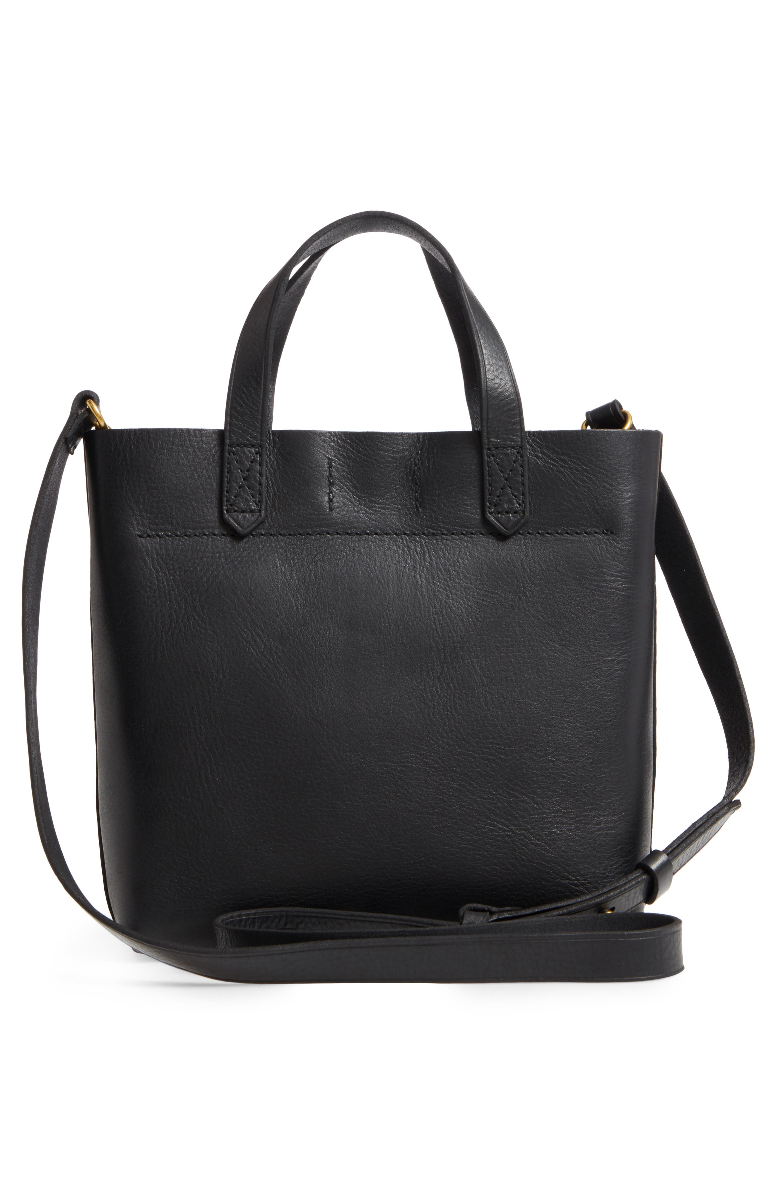 Madewell Small Transport Leather Crossbody, Alternate, color, 