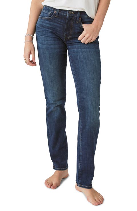Sweet Mid Rise Straight Leg Jeans
