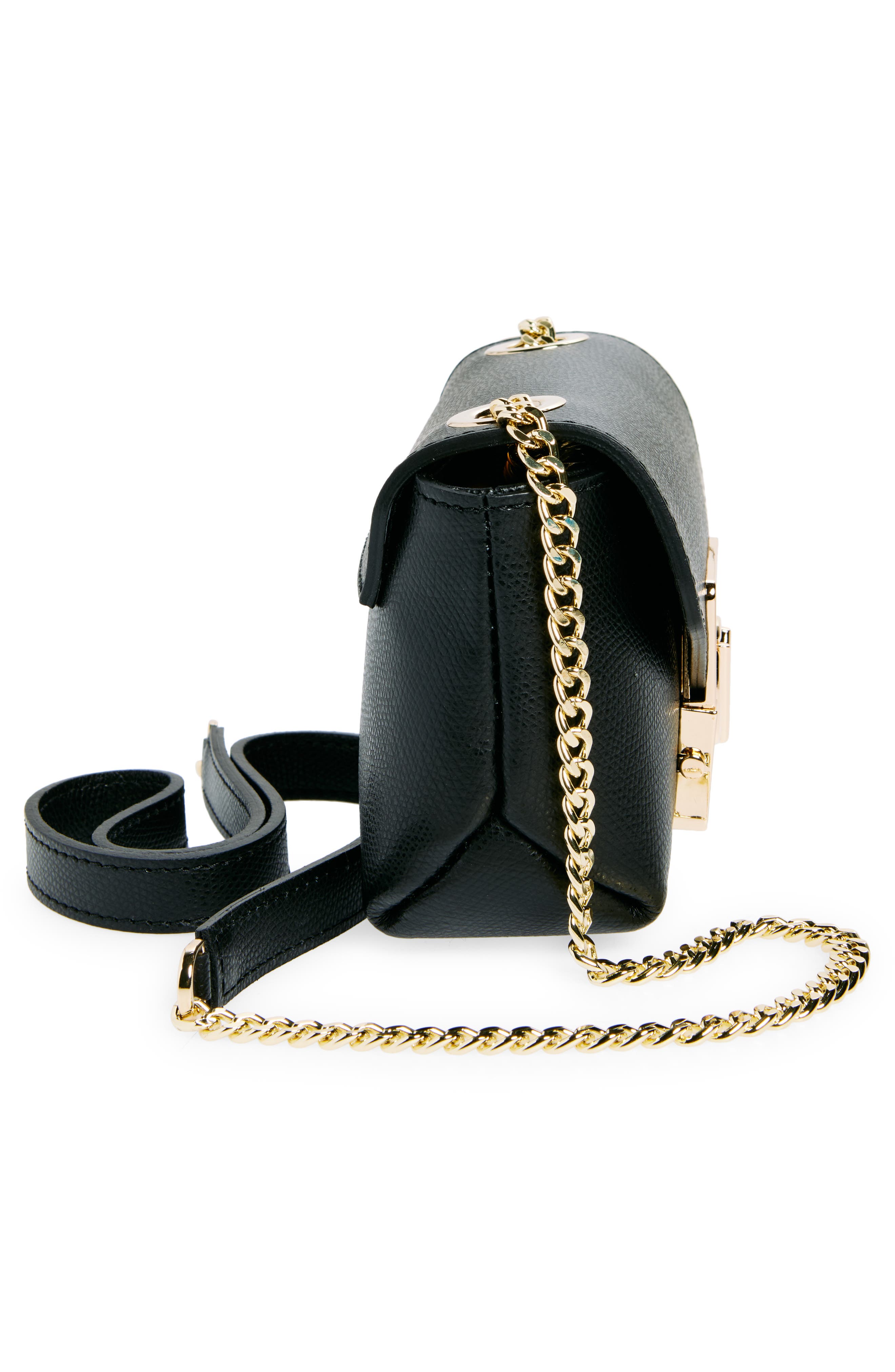 VALENTINO BY MARIO VALENTINO Lola Bonbonniere Leather Crossbody Bag, Alternate, color, 