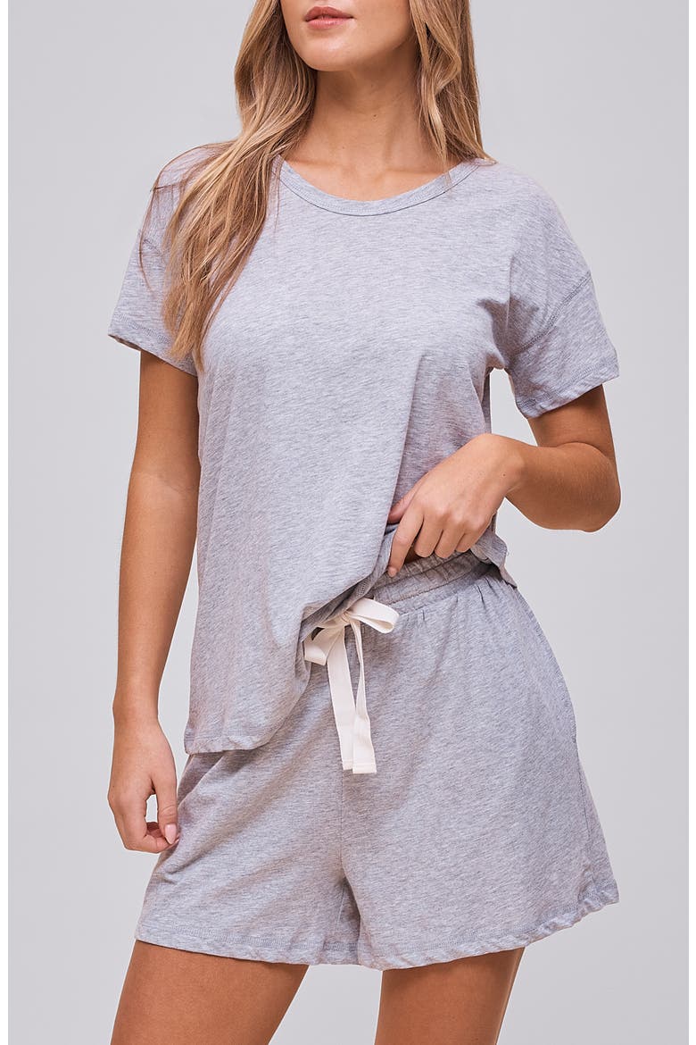Ada Boxer Short Pajamas, Main, color, GREY