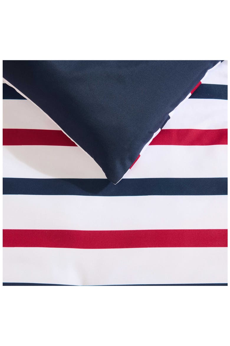 Clove Hitch Stripe Comforter Set, Alternate, color, DARK BLUE