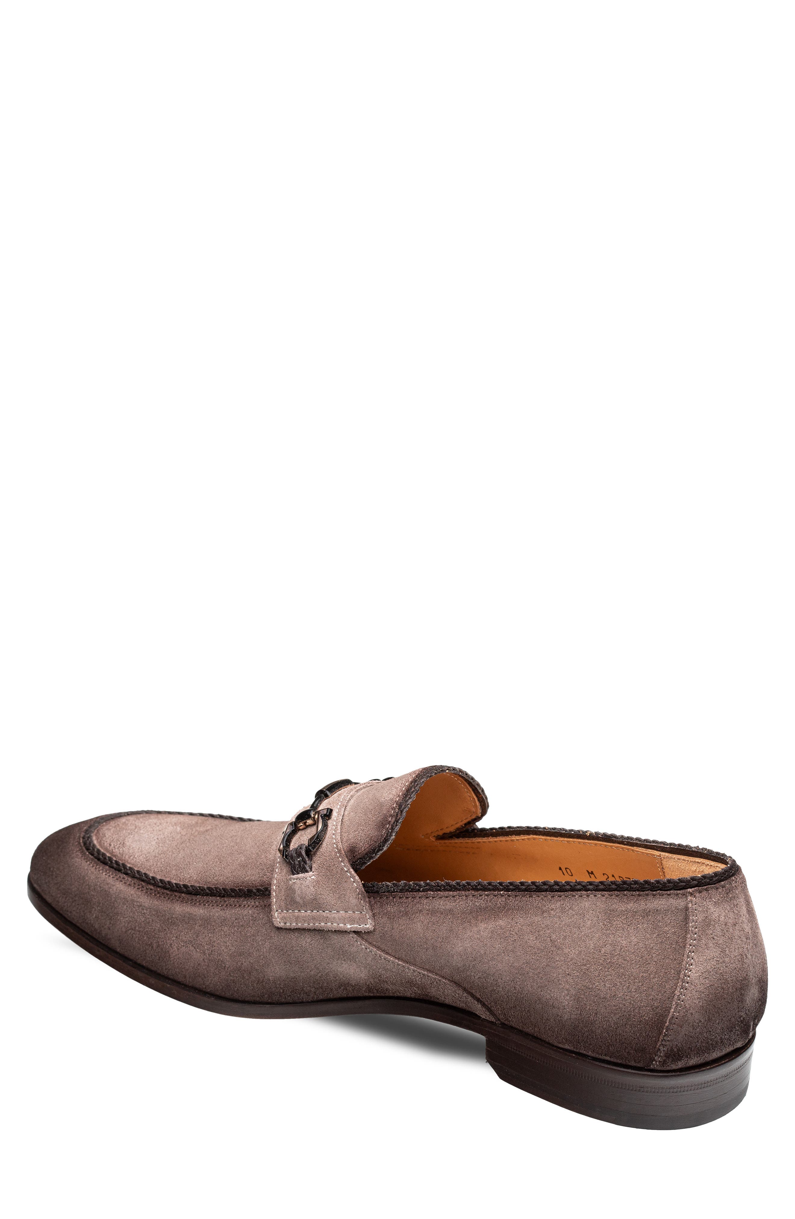 Antelope Leather Bit Loafer, Alternate, color, TAUPE