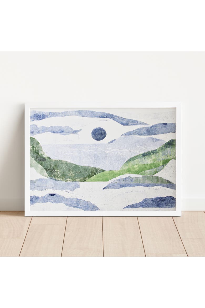 Serenity Landscape Small Framed Print, Alternate, color, Multi