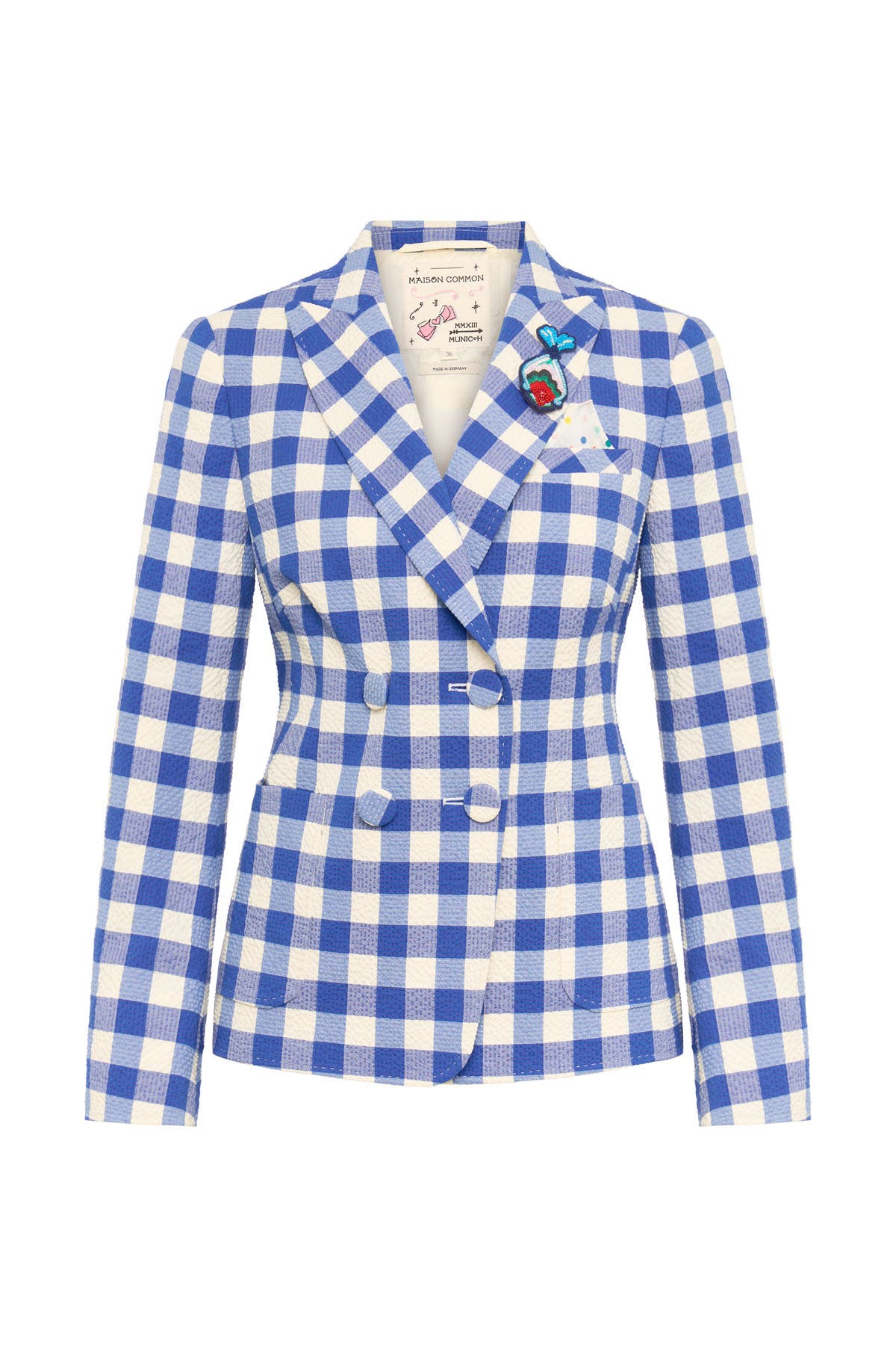 selected Blue / White