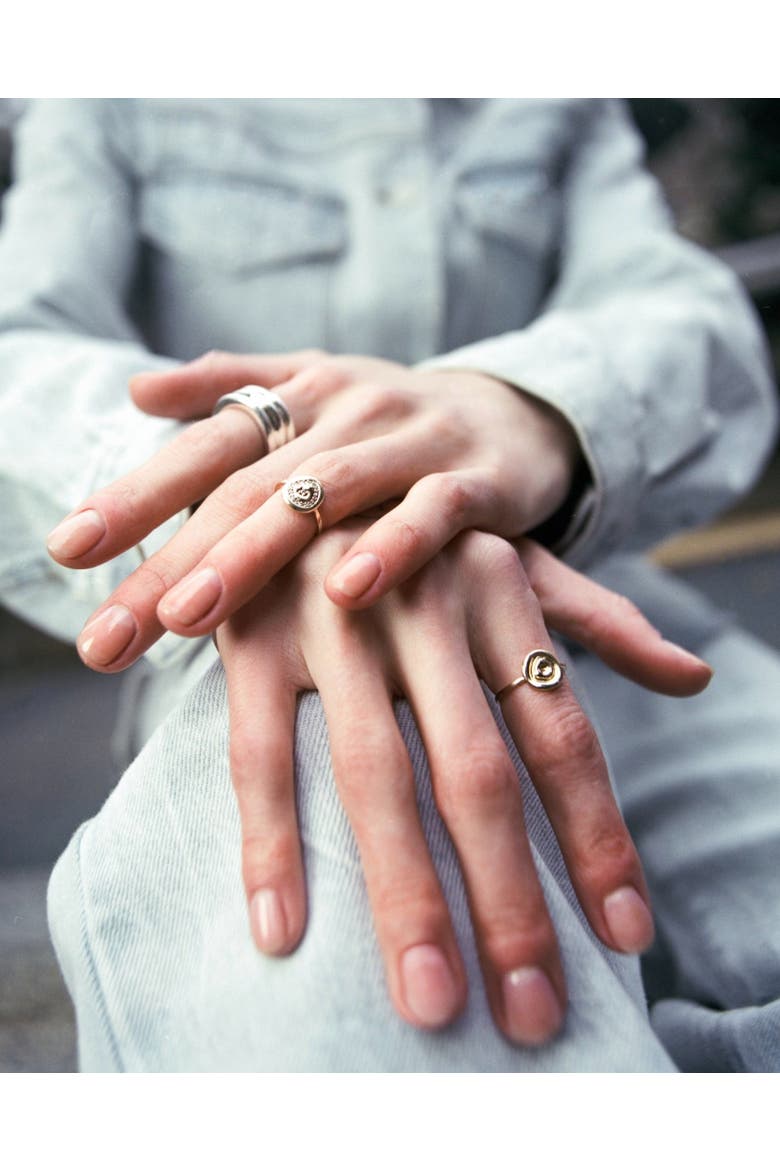 Heart Ring in Lemon Citrine, Alternate, color, Gold