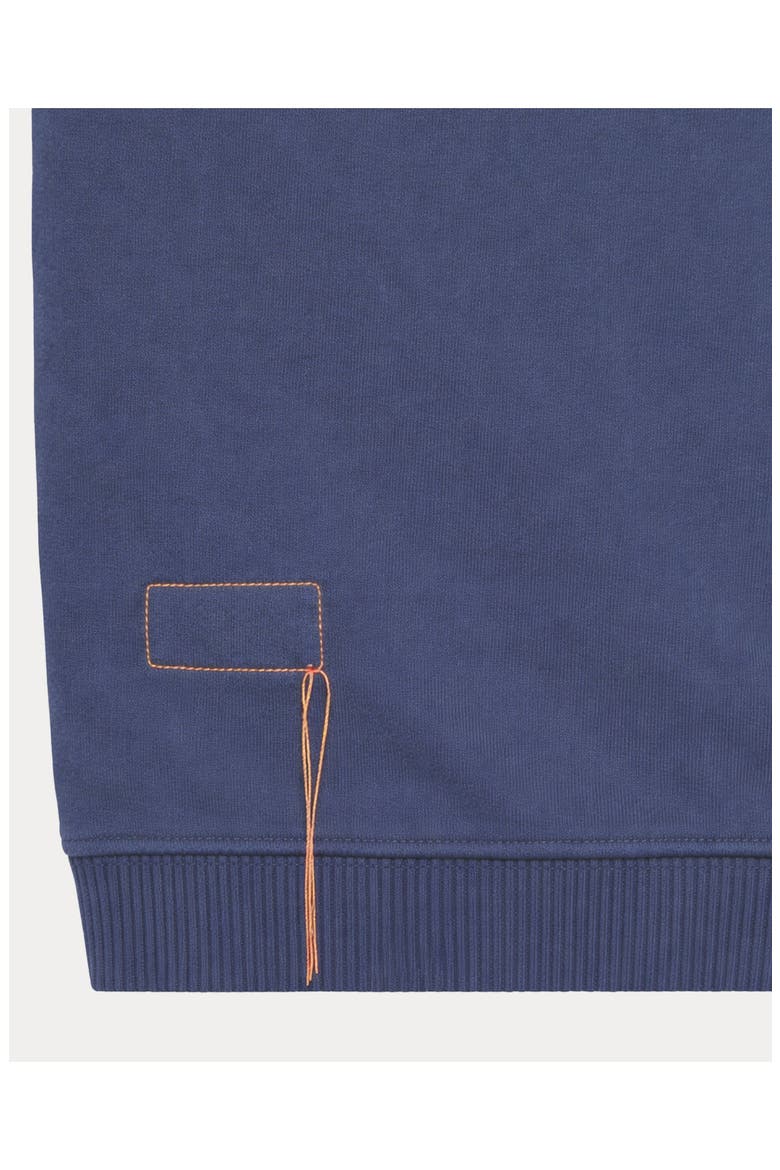 Highway Short-Sleeve Brushed Jersey Sweatshirt, Alternate, color, Indigo