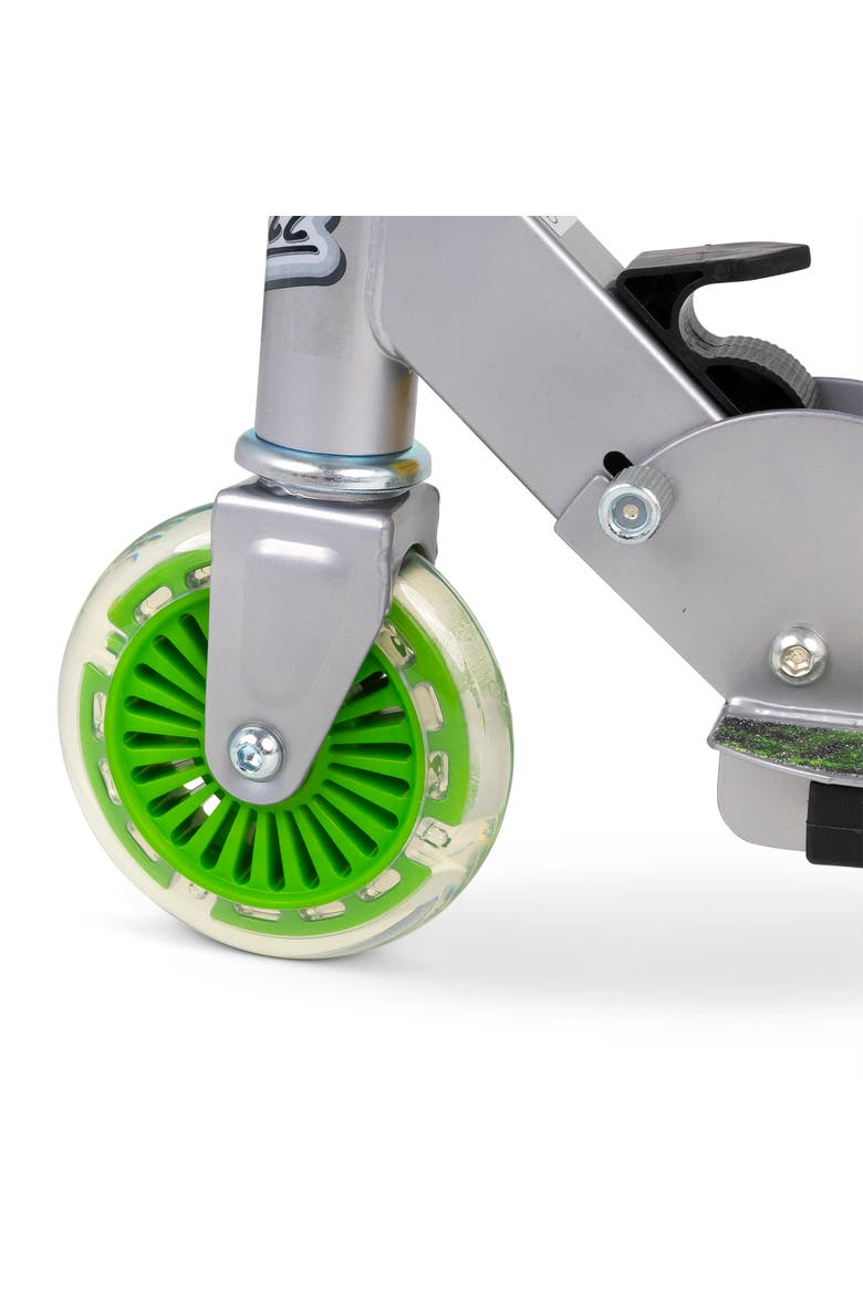 Flashing Adjustable Scooter Dinosaur Lightup Wheels, Alternate, color, Multicolored