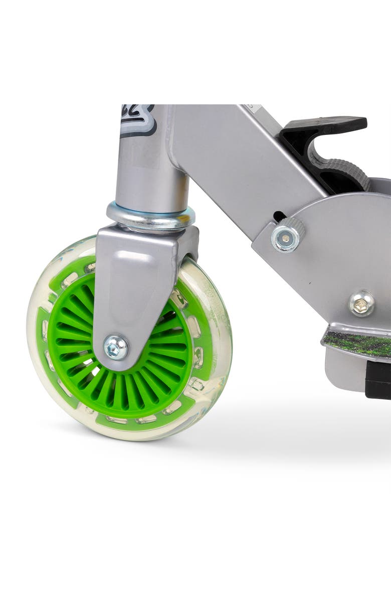 Ozbozz Flashing Adjustable Scooter Dinosaur Lightup Wheels, Alternate, color, Multicolored