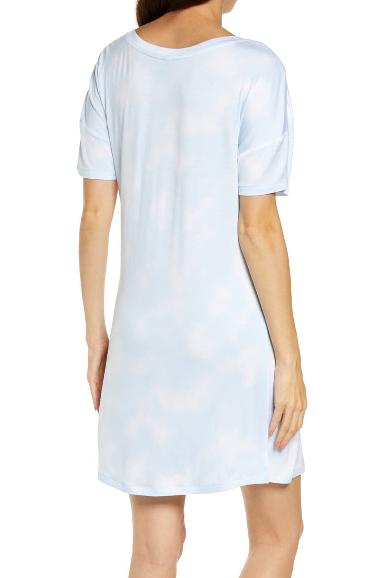 Intimates All American Sleep Shirt, Alternate, color, CLOUD SKY