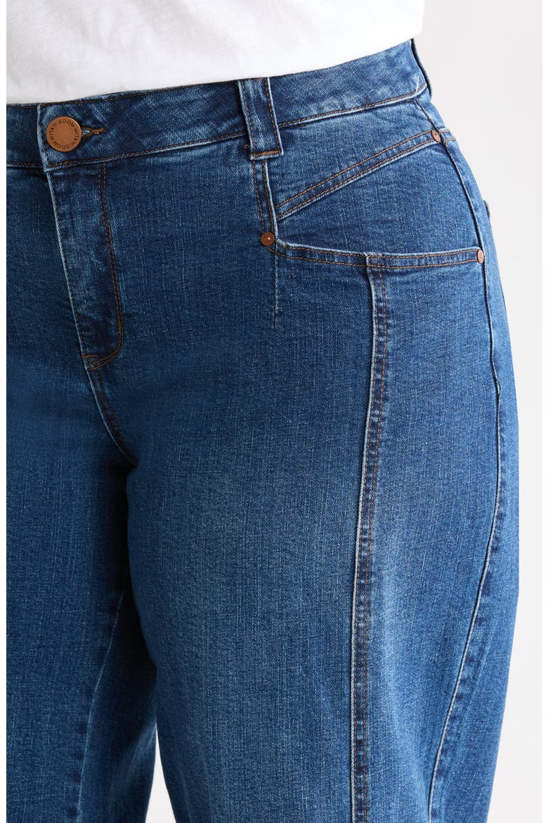High Waist Barely Barrel Jeans, Alternate, color, BLUE