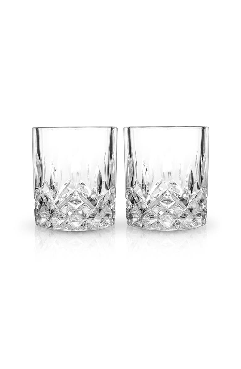 Viski Admiral Crystal Rocks Glasses, Alternate, color, Clear