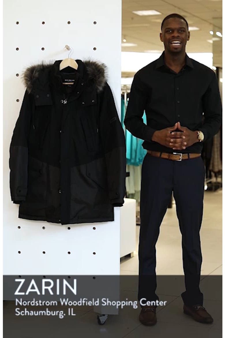Maxfield Faux Fur Trim Parka video