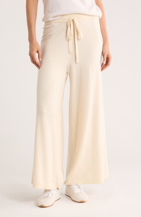 Wide Leg Sweater Pants