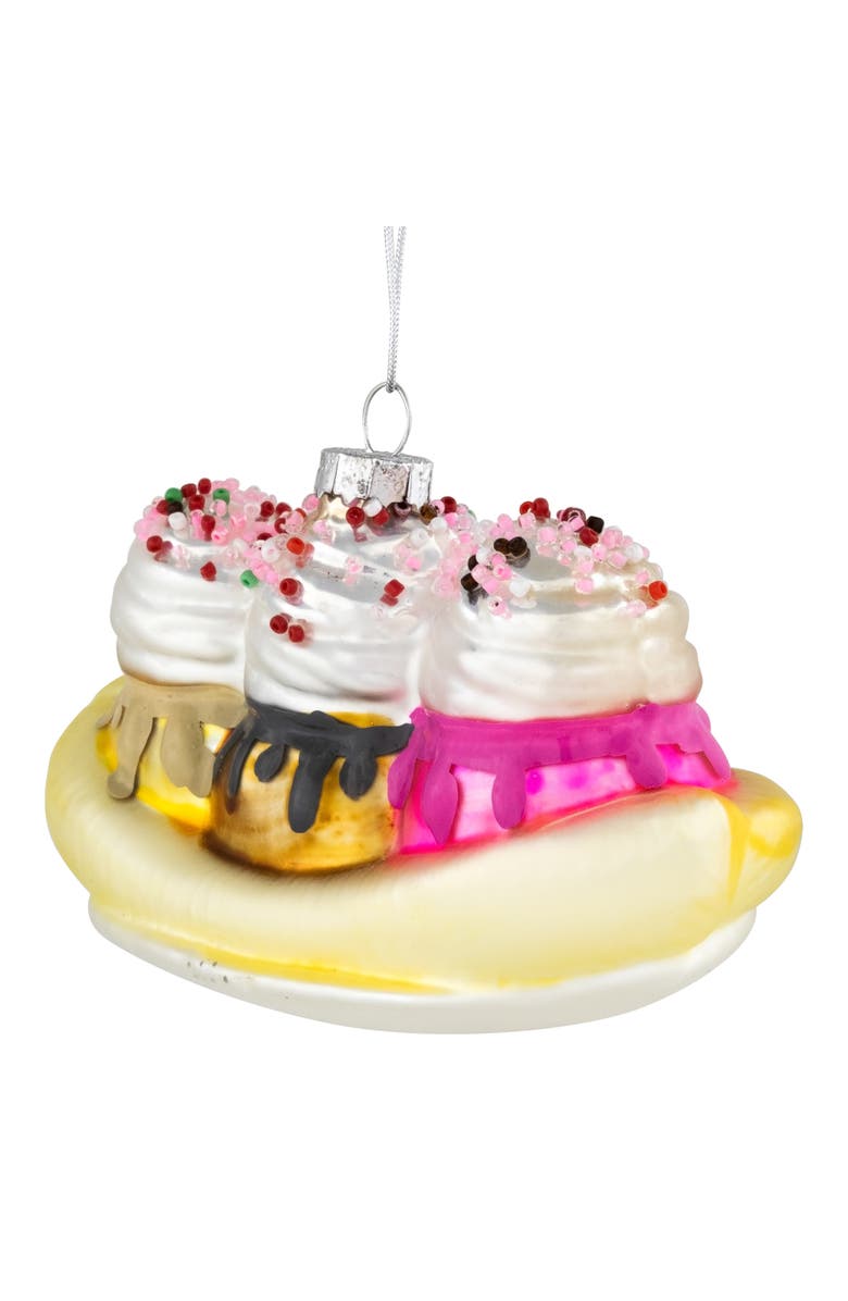 Northlight 5" Banana Split Glass Christmas Ornament, Alternate, color, 