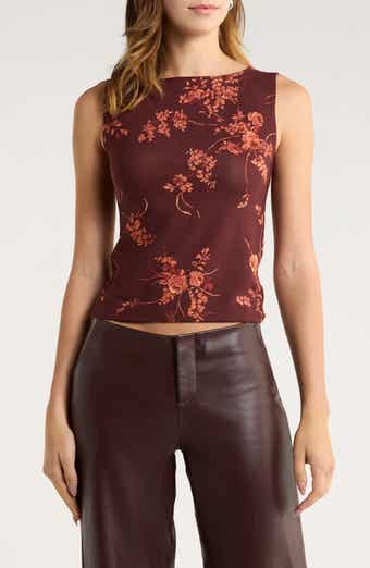 Dusk Sleeveless Knit Crop Top