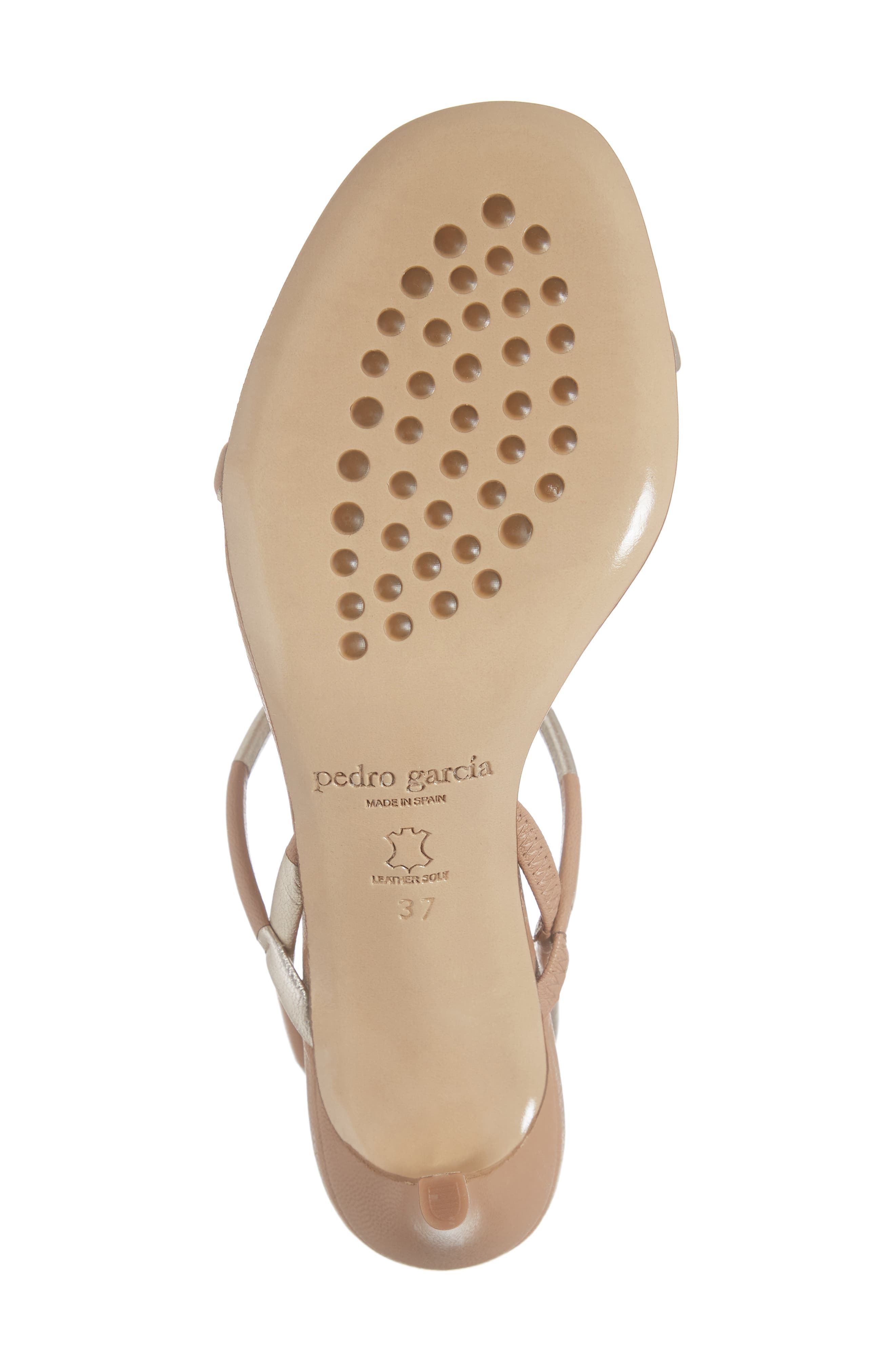 Xalina Strappy Sandal, Alternate, color, ALMOND