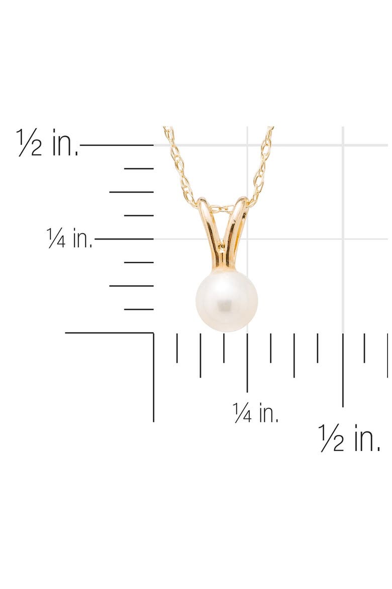 Pearl Pendant Necklace, Alternate, color, GOLD