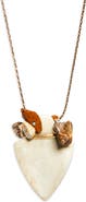 Isabel Marant Long Bone Pendant Necklace