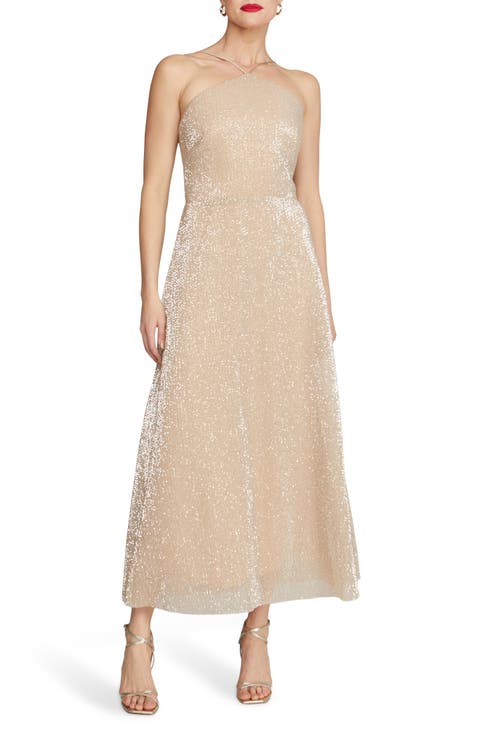 Denise Sequin Sleeveless Gown