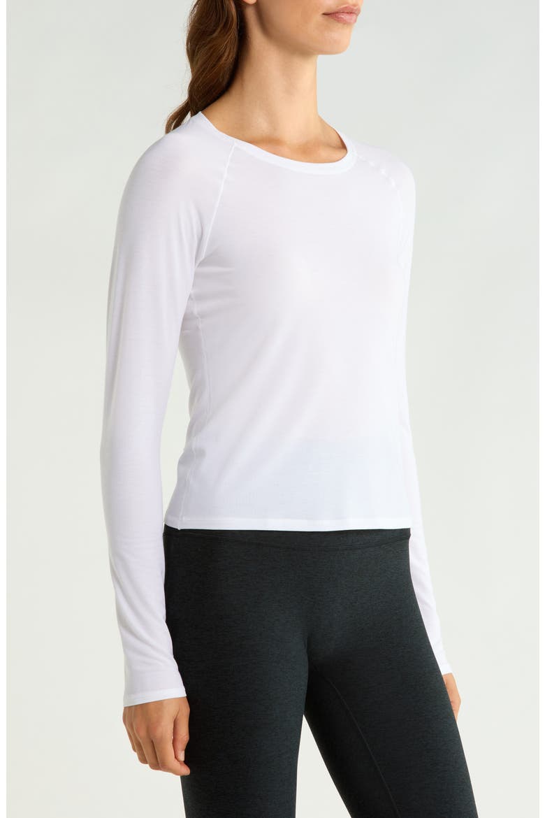 Breezeweight Active Long Sleeve T-Shirt, Alternate, color, WHITE