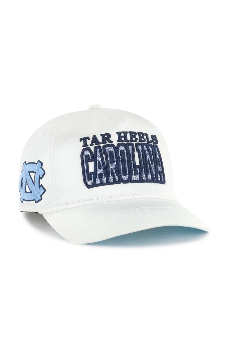 '47 Women's '47 White North Carolina Tar Heels Outspoken Hitch Adjustable Hat, Main, color, White