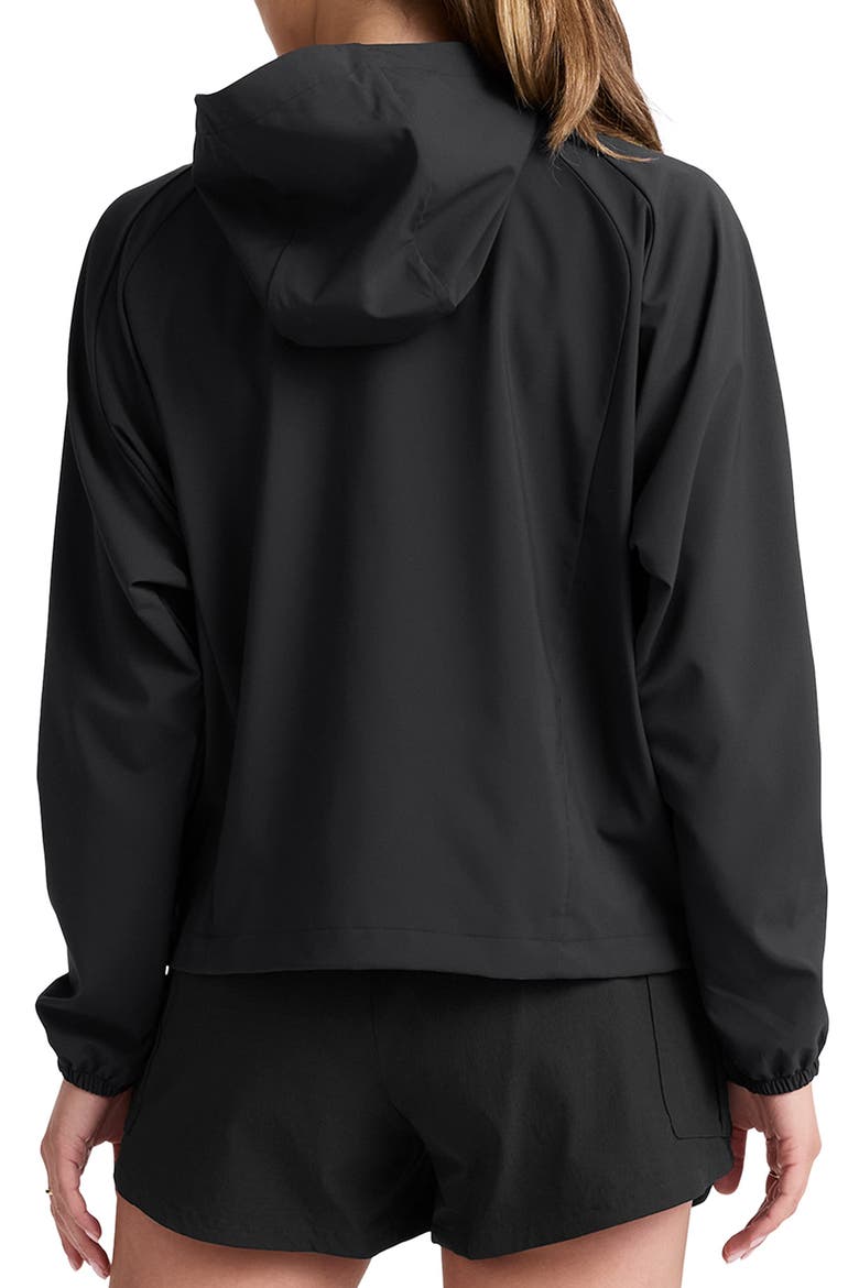 Cross Country Packable Jacket, Alternate, color, BLACK
