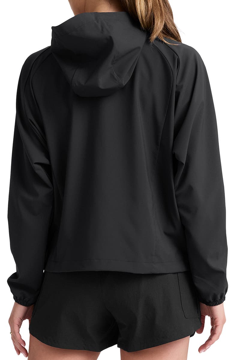 Beyond Yoga Cross Country Packable Jacket, Alternate, color, Black