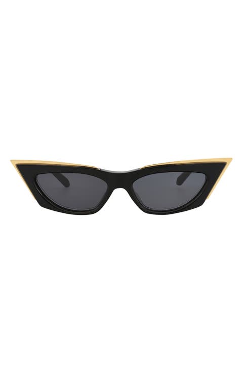 55mm Cat Eye Sunglasses