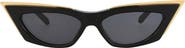 Valentino 55mm Cat Eye Sunglasses