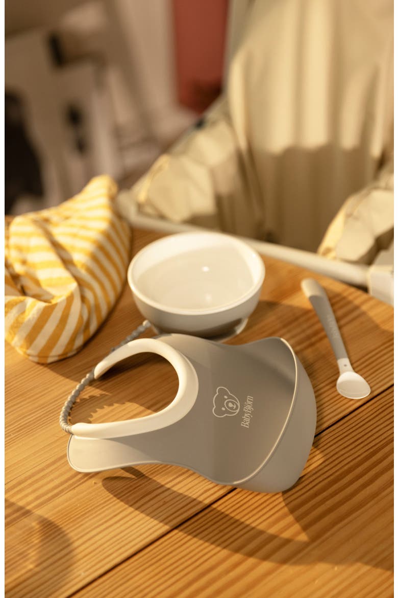 Feeding Set, Alternate, color, GRAY