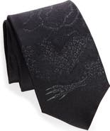 OUR LEGACY Blooming Wyvern Print Silk Tie