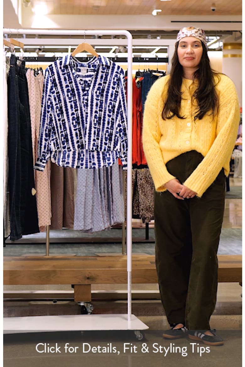 Shibori Stripe Pullover Top video