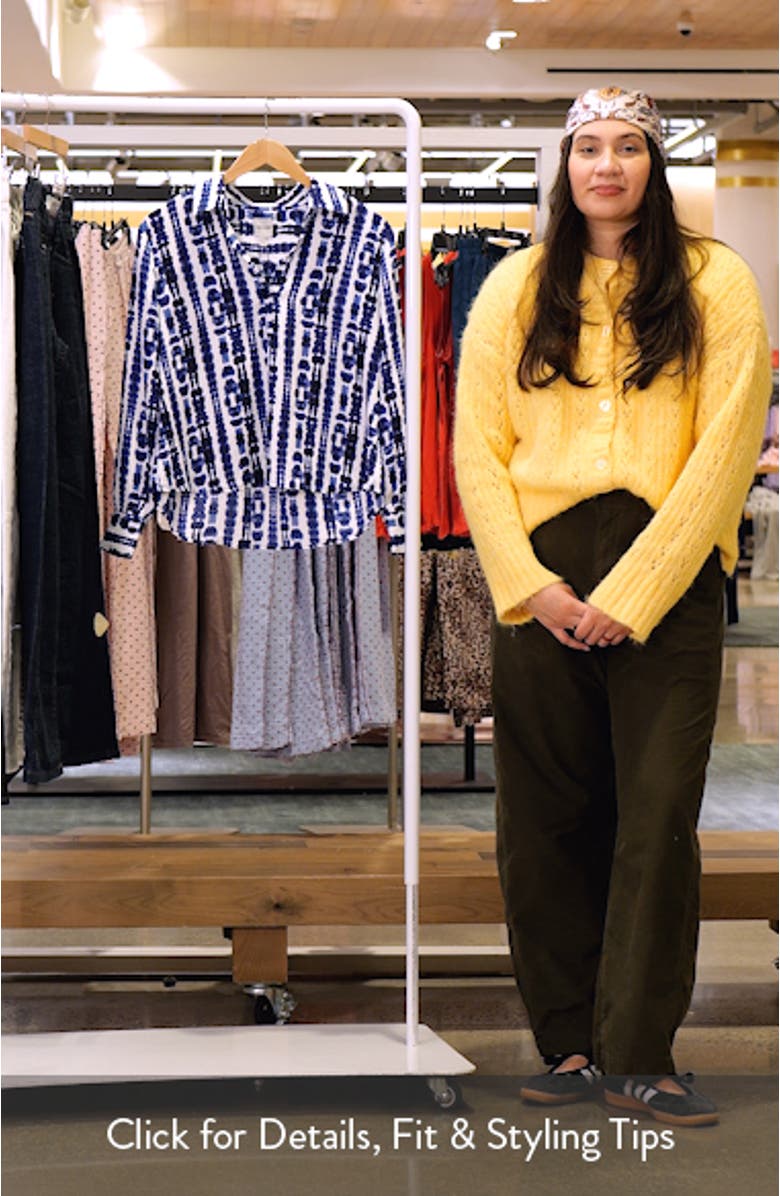 Shibori Stripe Pullover Top, sales video thumbnail