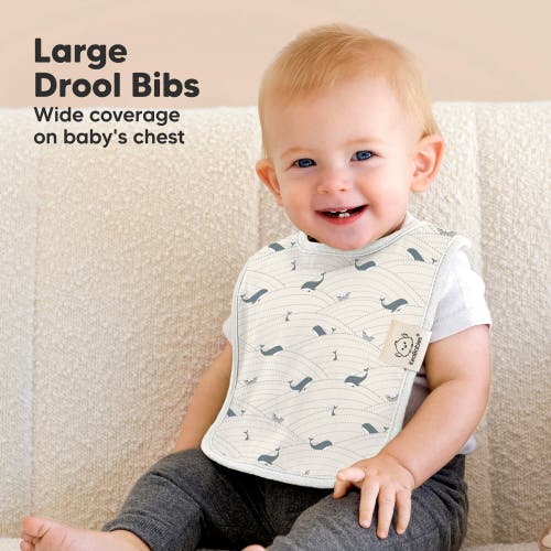 Keababies 8-pack Baby Drool Bibs