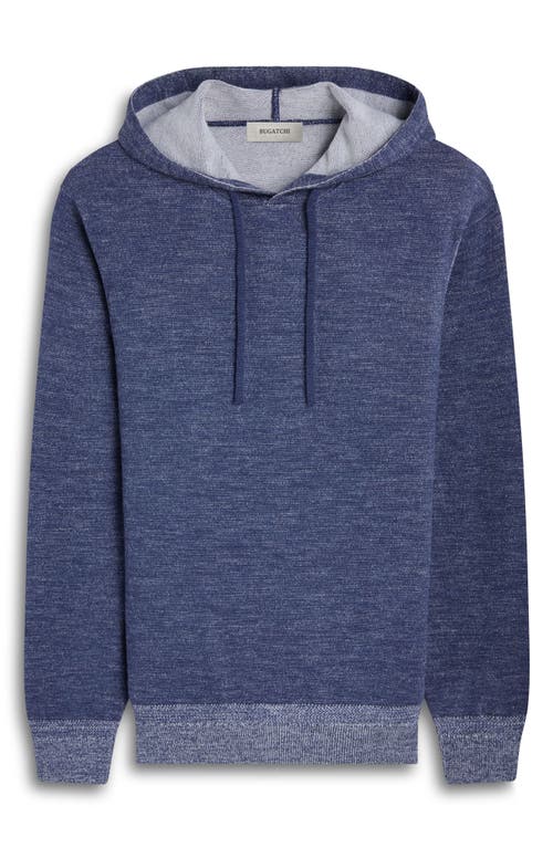 Bugatchi Meino Wool Hoodie Sweater In Blue