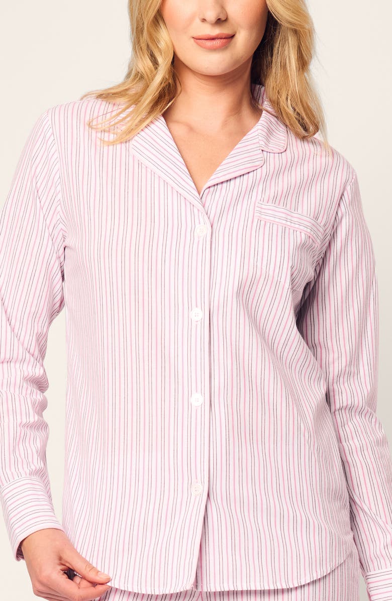 Petite Plume Twill Short Pajamas, Alternate, color, 